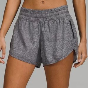 Gray Lululemon Tracker Low-Rise Lined Shorts 4"